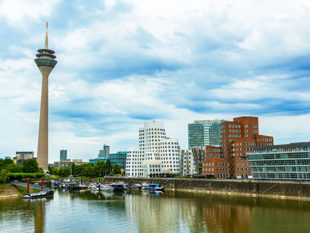 The Gehry buildings in Düsseldorf's Medienhafen
